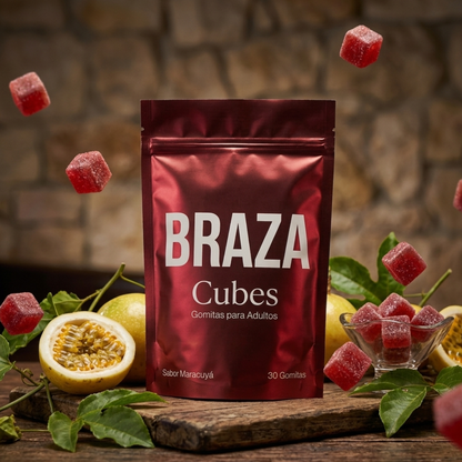 Braza Cubes — Gomitas para Parejas con Ingredientes Naturales